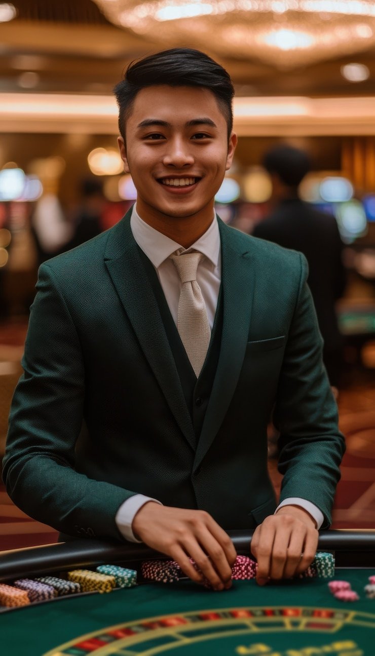 Layar statistik dan analisis permainan Three Card Poker di aplikasi geng138